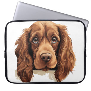 SÜSSES SUSSEX SPANIEL WELPENHUND LAPTOPSCHUTZHÜLLE