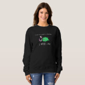 Süßes Sweatshirt mit lustigem Frosch, der Schlaf e (Vorne ganz)