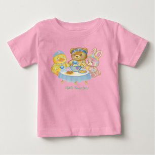 Süßes T-Shirt für Kleinkinder mit Teeparty