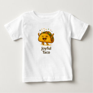 Süßes Taco-Baby-T-Shirt Lustiger erster Geburtstag Baby T-shirt