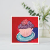 Süßes Tässchen Karte (Stehend Vorderseite)