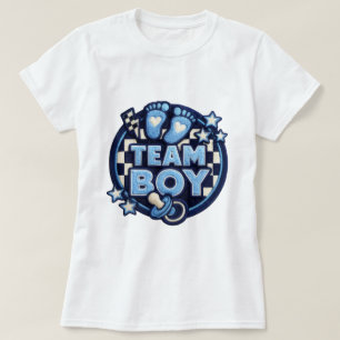 Süßes Team-Junge-Geschlecht-Enthüllungs-T-Shirt T-Shirt