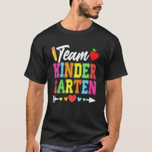 Süßes Team Kindergarten Lehrer Schüler Zurück zur T-Shirt