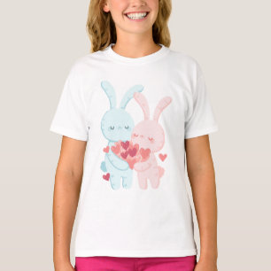 Süßes Teddybär-Liebe-T-Shirt Reizendes Paar T-Shirt