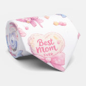 Süßes Teddybär-Mutter-Clipart-Bundle | Pastell-Was Krawatte (Gerollt)