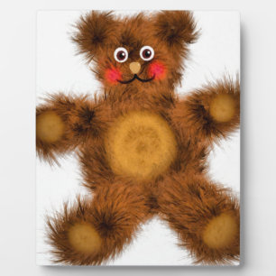 Süßes Teddybär Spielzeug Kinder Baby Shower Fotoplatte
