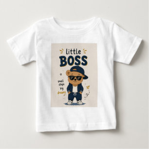 Süßes Teddybär-T-Shirt-Design für Baby-Kinder Baby T-shirt