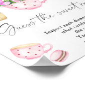 Süßes Tee Party - raten Sie mal vom süßen Chaos Poster (Ecke)