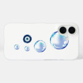 Süßes Telefon-Blasendesign iPhone 16 Hülle (Rückseite (Horizontal))