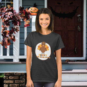 Süßes Thanksgiving-Truthahn-Feiertags-Design  T-Shirt
