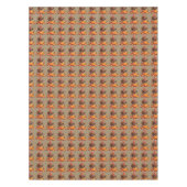 Süßes Thanksgiving-Truthahn-Herbst-Kürbisszene Tischdecke (Vorderseite)