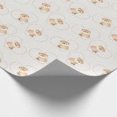 Süßes Tier Geschenkpapier (Ecke)