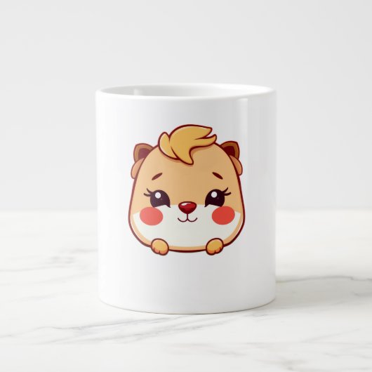 Süßes Tier Jumbo-Tasse (Vorderseite)