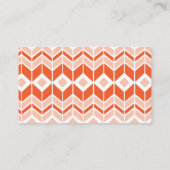 Süßes Tierorange Fox-Geschäfts-Karten Visitenkarte (Rückseite)