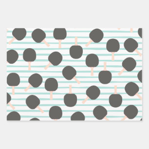 Süßes Tischtennis-Geschenkpapier Geschenkpapier Set