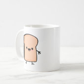 Süßes Toastbrot Kaffeetasse (Vorderseite Links)