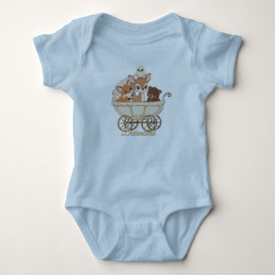 Süßes Traumland Waldtiere Babyfuchs, Reh Baby Strampler