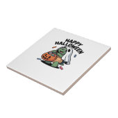 Süßes Turtle-Geist-Kostüm � Adorables Halloween-Tr Fliese (Seite)
