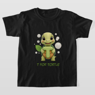 Süßes Turtle-Kinder-T-Shirt T ist für Tortue-Alp T-Shirt