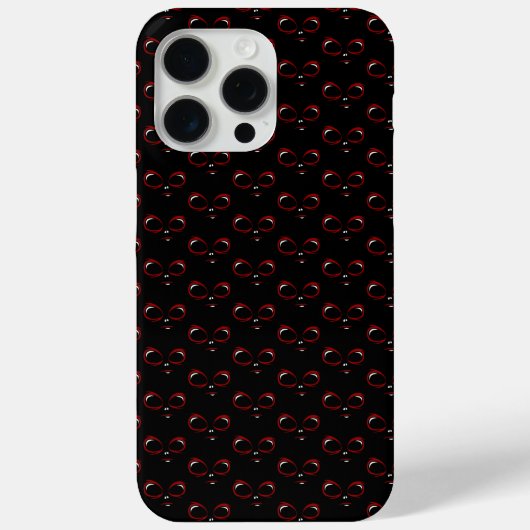 Süßes UFO-Gesicht-Monster Case-Mate iPhone Hülle (Rückseite)