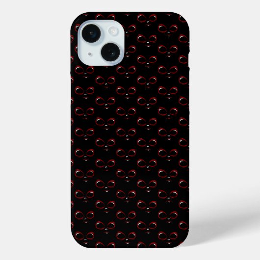 Süßes UFO-Gesicht-Monster Case-Mate iPhone Hülle (Rückseite)