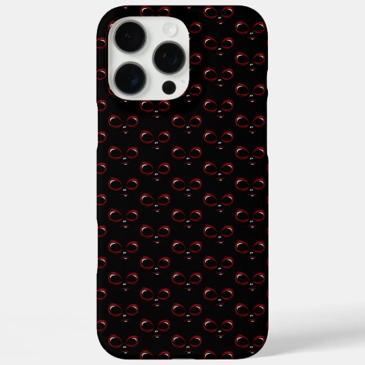 Süßes UFO-Gesicht-Monster  Case-Mate iPhone Hülle (Rückseite)