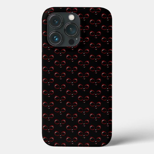 Süßes UFO-Gesicht-Monster Case-Mate iPhone Hülle (Rückseite)