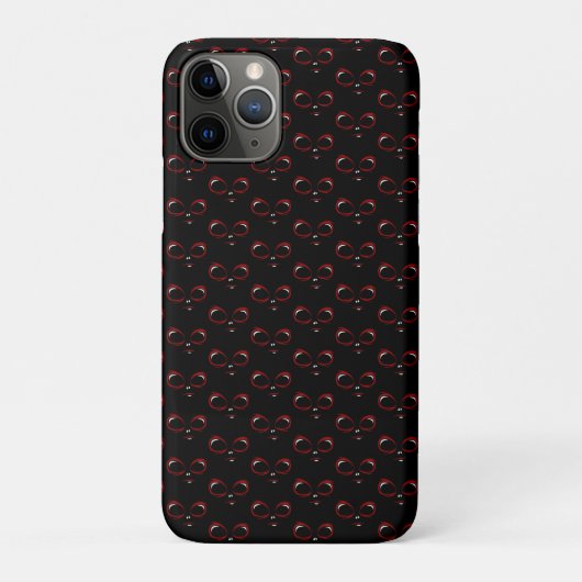 Süßes UFO-Gesicht-Monster Case-Mate iPhone Hülle (Rückseite)