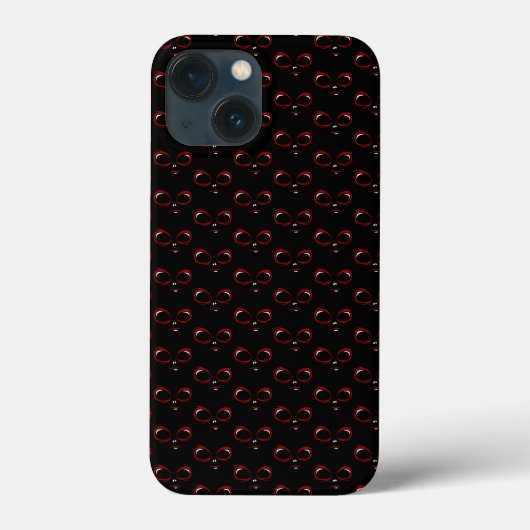 Süßes UFO-Gesicht-Monster Case-Mate iPhone Hülle (Rückseite)
