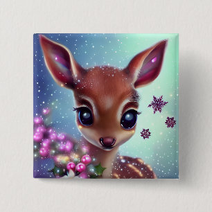 Süßes und Adorable Baby Deer Button