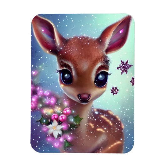 Süßes und Adorable Baby Deer Magnet (Vertikal)