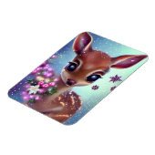 Süßes und Adorable Baby Deer Magnet (Linke Seite)
