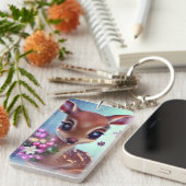 Süßes und Adorable Baby Deer Schlüsselanhänger (Vorderseite rechts)