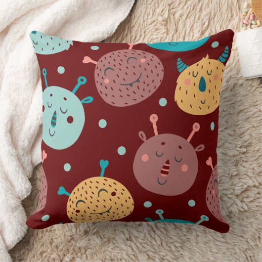 Süßes und Albernes Alien Monster Kissen (Decke)