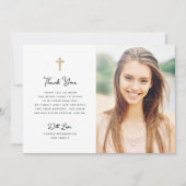 Süßes und Einfaches | Foto-Bestätigung Dankeskarte (Vorderseite)