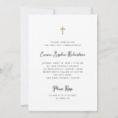 Süßes und Einfaches | Foto Erste Heilige Kommune Einladung (Rückseite)