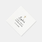 Süßes und Einfaches | Goldene Kommune Serviette (Ecke)