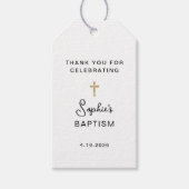 Süßes und Einfaches | Goldkreuz Geschenkanhänger (Vorderseite)