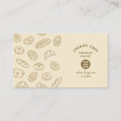 Süßes und einfaches Konditorei Visitenkarte (Vorderseite)