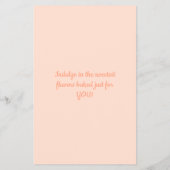 Süßes und elegantes Dessertmenü Flyer (Hinten)