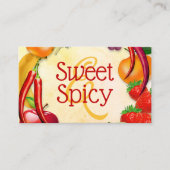 Süßes und Gewürzmittel Visitenkarte (Vorderseite)