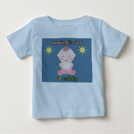 Süßes und Kuschelweiches Baby Blau T-Shirt