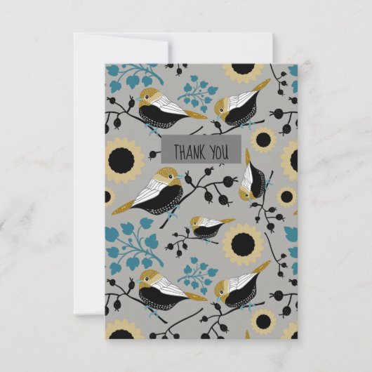 Süßes und Niedliches Kichergebäck und Beeren Dankeskarte (Vorderseite)