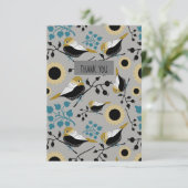 Süßes und Niedliches Kichergebäck und Beeren Dankeskarte (Stehend Vorderseite)