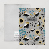 Süßes und Niedliches Kichergebäck und Beeren Dankeskarte (Vorne/Hinten)