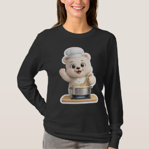 Süßes und niedliches Teddybär-Design T-Shirt