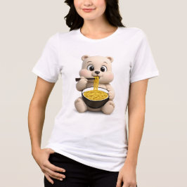 Süßes und Niedliches Teddybär-Design Tri-Blend Shirt