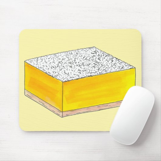 Süßes und saures Gelbes Zitronengebäck Bar Square Mousepad (Mit Mouse)