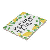 Süßes und saures Zitat Fliese (Seite)