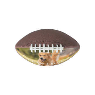 Süßes und verspielt gestaltetes Hunde-Football Football